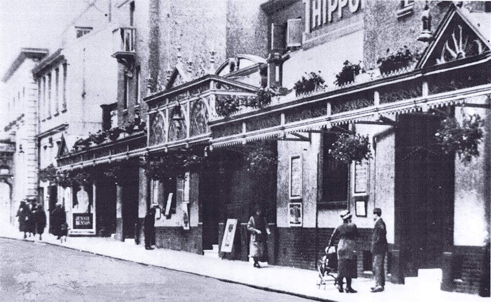 Hippodome facade 1922